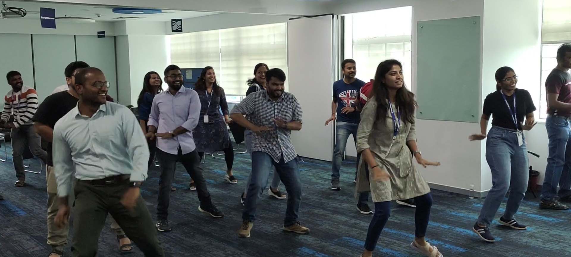 Employees shown their moves on Cult Launch Day @BorgWarner Bangalore