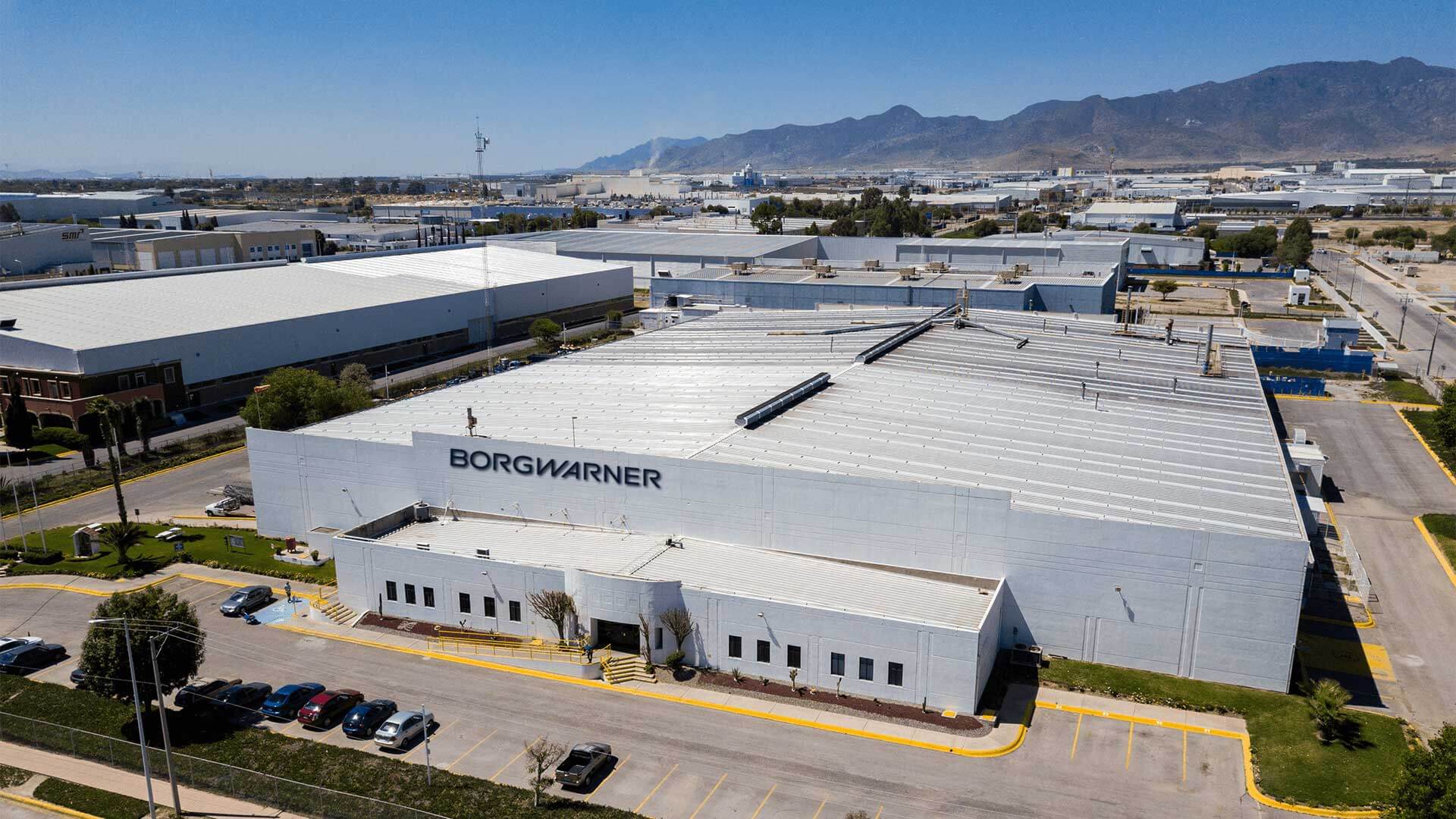 Airial of BorgWarner's production facility in San Luis Potosi, Mexico