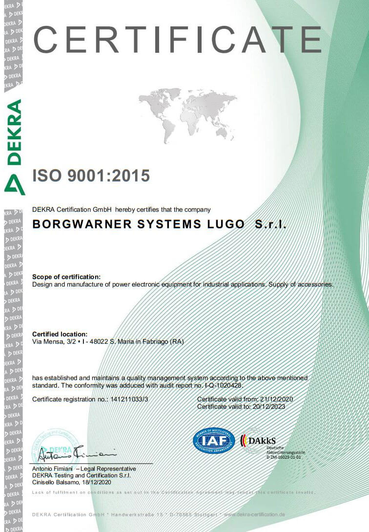 ISO 9001-2015 Certificate