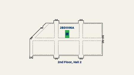 Booth location map