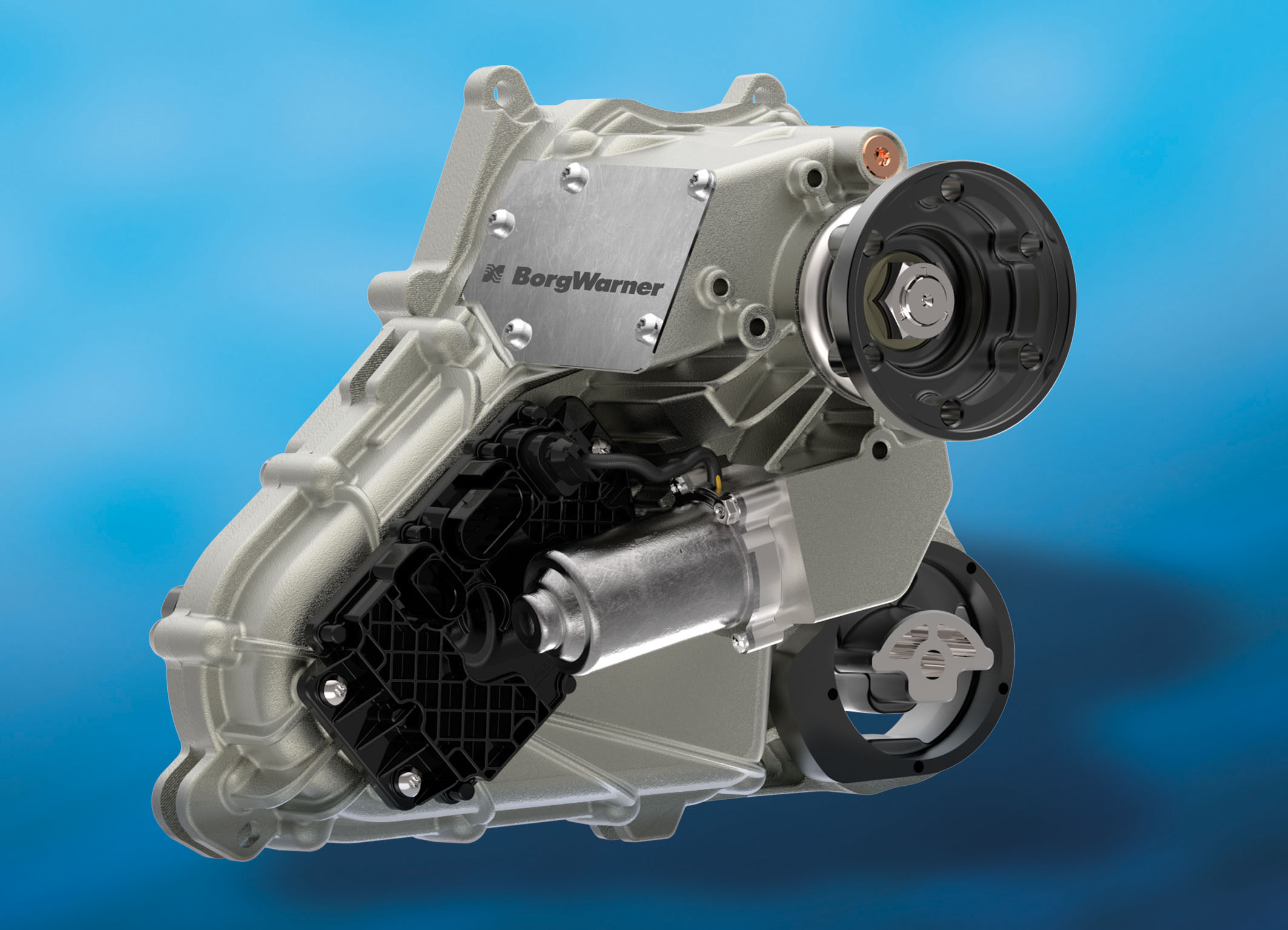 BorgWarner’s compact and lightweight on-demand transfer case provides enhanced response and torque accuracy for numerous Jaguar Land Rover vehicles.