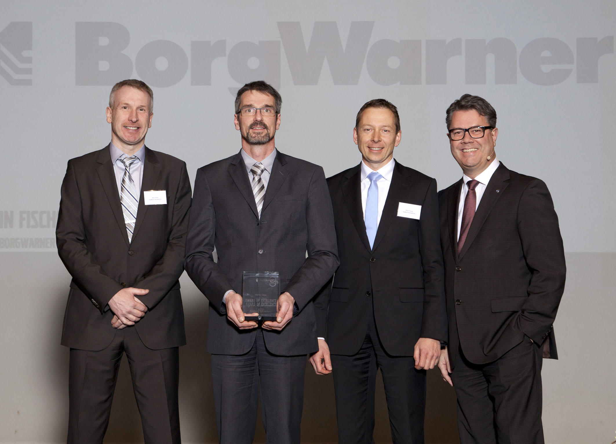 BorgWarner receives Volvo Cars Award of Excellence