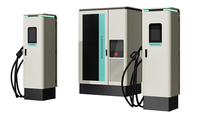 rectangular main charger with smaller rectangular charger devices