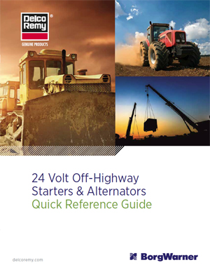 24-Volt Off-Highway Starter & Alternator Program